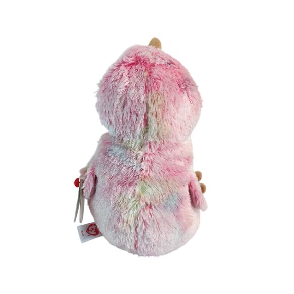 Ty Beanie Boos Kiwi Bird Plush 7" Pink Stuffed Animal Purple Sparkle Eyes w/Tags - Picture 4 of 8